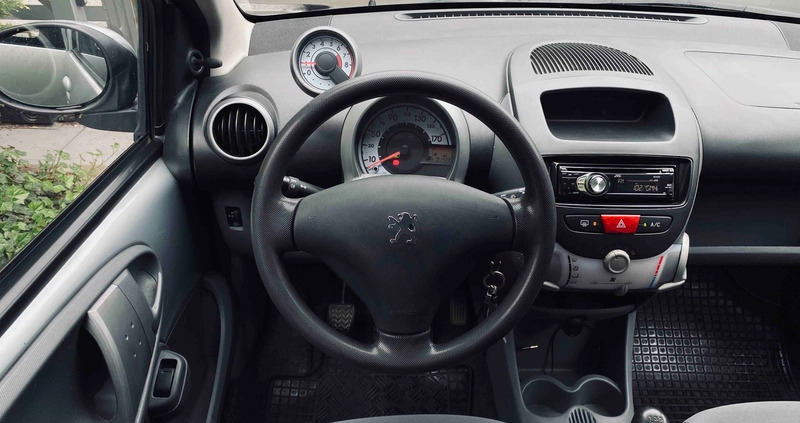 Peugeot 107 cena 10900 przebieg: 192000, rok produkcji 2008 z Sopot małe 277